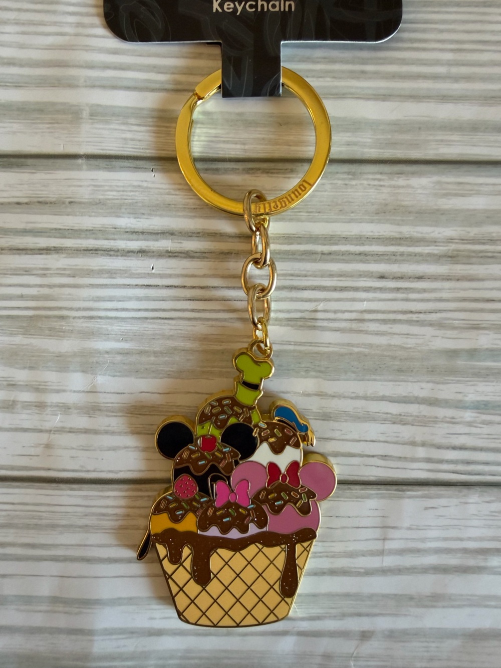 🍦Loungefly Disney Sensational 6 Ice Cream Sundae Keychain